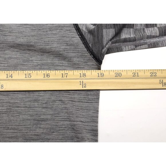 Lululemon Men's Metal Vent Tech Long Sleeve Slate / Black Sz M - Picture 4 of 9